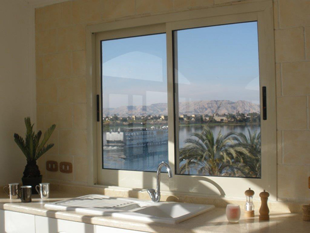 Panoramic view from Luxor apartment